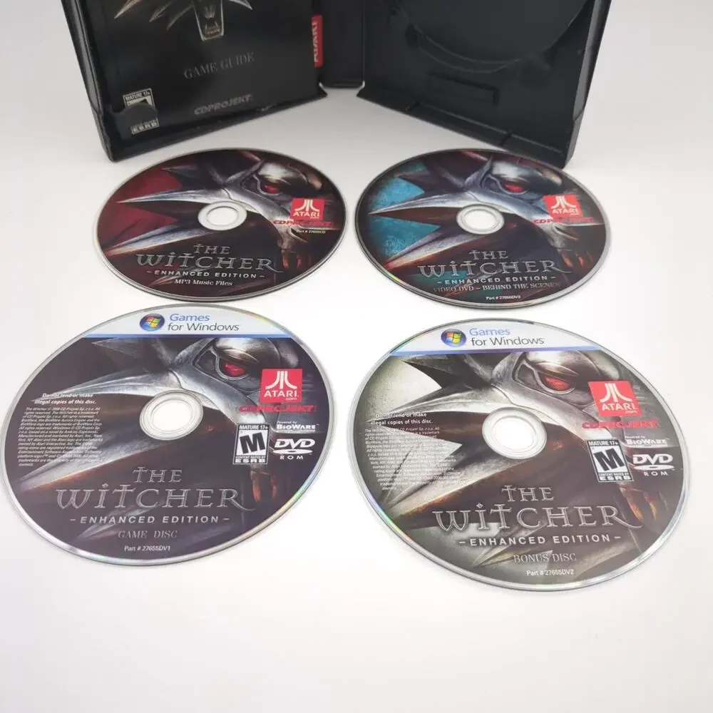 The Witcher Enhanced Edition PC DVD Video Game RPG Fantasy